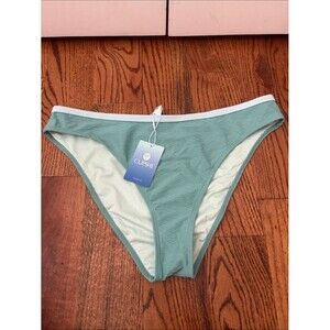 Cupshe Mint Green Textured Bikini Bottoms Size XL New with Tags
